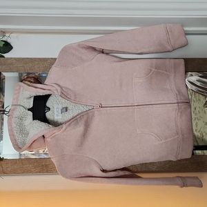 Sweater Hoodie zippered Pink Medium 7/8 Girls